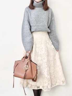 「FEERICHELU（フェリーシェル）のアイテム」を使った、❁︎ yuiko ❁︎さん（レディース・160cm）の冬コーディネート