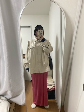 「Kastane」｜「アイテム（ブルゾン）」を使った、ちむたくさん（レディース・158cm）の冬コーディネート