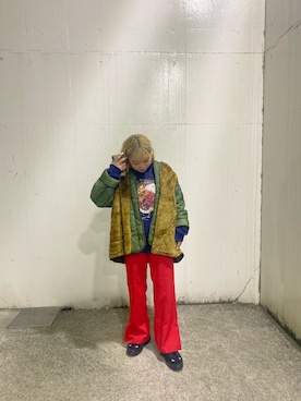 「JAM（ジャム）のアイテム」を使った、ちむたくさん（レディース・158cm）の冬コーディネート