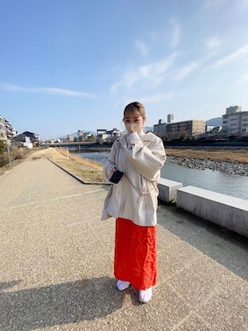 「Kastane」｜「アイテム（カバーオール）」を使った、ちむたくさん（レディース・158cm）の冬コーディネート
