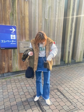 「TODAYFUL（トゥデイフル）のアイテム（財布/小物）」を使った、ちむたくさん（レディース・158cm）の冬コーディネート