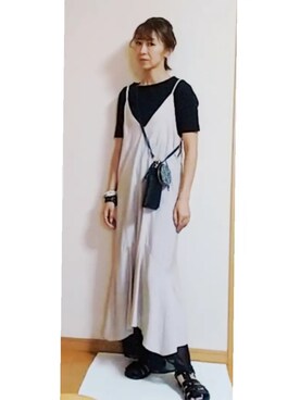 「アイテム（ワンピース/ドレス）」を使った、Keyさん（レディース・164cm・40代）の春コーディネート