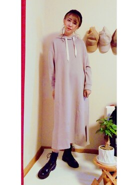 「アイテム（ワンピース/ドレス）」を使った、Keyさん（レディース・164cm・40代）の秋コーディネート