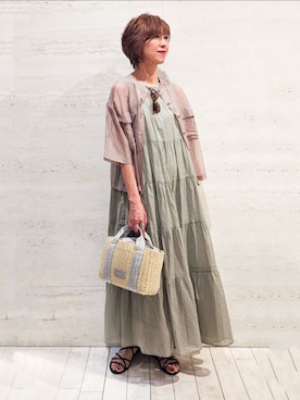 Keyさん（レディース・165cm）の春コーディネート