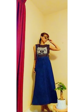 「アイテム（ワンピース/ドレス）」を使った、Keyさん（レディース・164cm・40代）の夏コーディネート