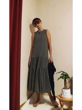 「アイテム（ワンピース/ドレス）」を使った、Keyさん（レディース・164cm・40代）の夏コーディネート