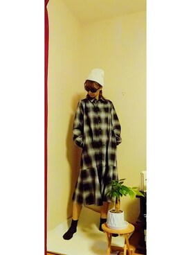 「アイテム（ワンピース/ドレス）」を使った、Keyさん（レディース・164cm・40代）の秋コーディネート