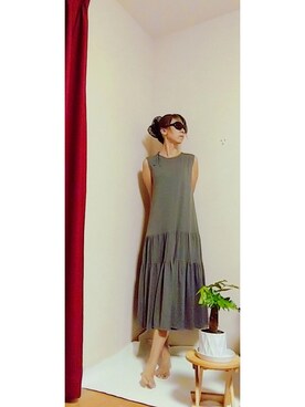 「アイテム（ワンピース/ドレス）」を使った、Keyさん（レディース・164cm・40代）の夏コーディネート