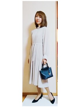 「アイテム（ワンピース/ドレス）」を使った、Keyさん（レディース・164cm・40代）の春コーディネート