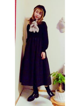 「アイテム（ワンピース/ドレス）」を使った、Keyさん（レディース・164cm・40代）の秋コーディネート
