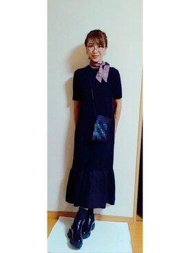 「アイテム（ワンピース/ドレス）」を使った、Keyさん（レディース・164cm・40代）の夏コーディネート