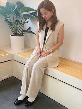 「アイテム（レインシューズ）」を使った、JELLYBEANSさん（レディース・155cm）の夏コーディネート