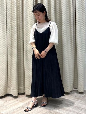 「JELLY BEANS（ジェリービーンズ）のアイテム（サンダル）」を使った、JELLYBEANSさん（レディース・153cm）の夏コーディネート