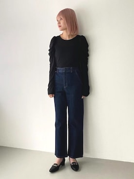 「ビットローファー」｜「アイテム（パンプス）」を使った、JELLYBEANSさん（レディース・162cm）の春コーディネート