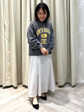 「JELLY BEANS（ジェリービーンズ）のアイテム」を使った、JELLYBEANSさん（レディース・153cm）の春コーディネート