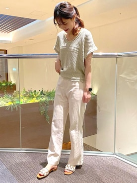 「JELLY BEANS（ジェリービーンズ）のアイテム」を使った、JELLYBEANSさん（レディース・157cm）の夏コーディネート