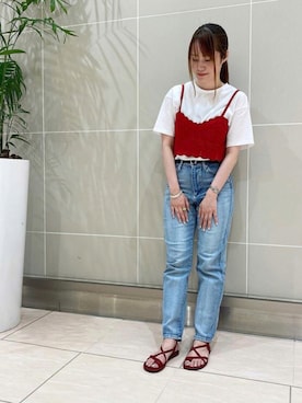 「JELLY BEANS（ジェリービーンズ）のアイテム」を使った、JELLYBEANSさん（レディース・158cm）の夏コーディネート