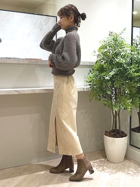 「JELLY BEANS（ジェリービーンズ）のアイテム」を使った、JELLYBEANSさん（レディース・157cm）の冬コーディネート