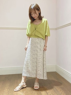 「JELLY BEANS（ジェリービーンズ）のアイテム」を使った、JELLYBEANSさん（レディース・158cm）の夏コーディネート