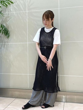 「JELLY BEANS（ジェリービーンズ）のアイテム」を使った、JELLYBEANSさん（レディース・158cm）の夏コーディネート