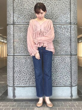 「JELLY BEANS（ジェリービーンズ）のアイテム（バレエシューズ）」を使った、JELLYBEANSさん（レディース・162cm）の秋コーディネート