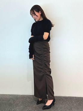 「シャーリング」｜JELLYBEANSさん（レディース・155cm）の春コーディネート