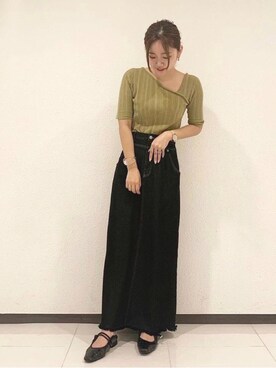 「JELLY BEANS（ジェリービーンズ）のアイテム」を使った、JELLYBEANSさん（レディース・155cm）の夏コーディネート