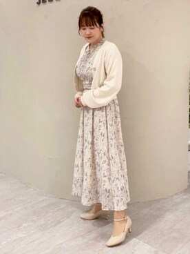 「スカラップ」｜「アイテム（パンプス）」を使った、JELLYBEANSさん（レディース・154cm）の春コーディネート