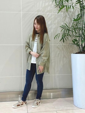 「JELLY BEANS（ジェリービーンズ）のアイテム」を使った、JELLYBEANSさん（レディース・156cm）の秋コーディネート