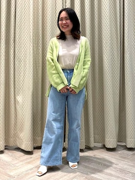 「JELLY BEANS（ジェリービーンズ）のアイテム」を使った、JELLYBEANSさん（レディース・153cm）の春コーディネート