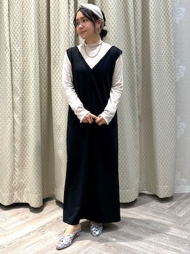 「JELLY BEANS（ジェリービーンズ）のアイテム（サンダル）」を使った、JELLYBEANSさん（レディース・153cm）の春コーディネート