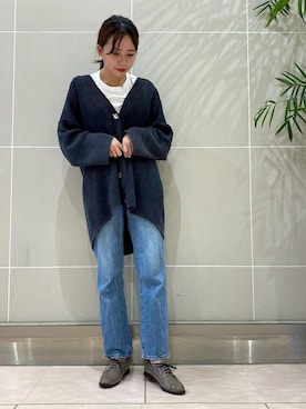 「アイテム（レインシューズ）」を使った、JELLYBEANSさん（レディース・162cm）の秋コーディネート