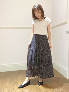 「黒パンプス」｜JELLYBEANSさん（レディース・158cm）の夏コーディネート