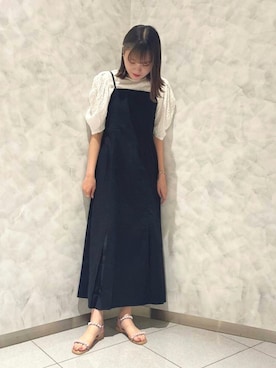 「JELLY BEANS（ジェリービーンズ）のアイテム（サンダル）」を使った、JELLYBEANSさん（レディース・158cm）の夏コーディネート