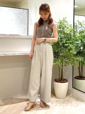 「コルクヒール」｜JELLYBEANSさん（レディース・157cm）の夏コーディネート