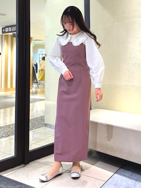 「JELLY BEANS（ジェリービーンズ）のアイテム」を使った、JELLYBEANSさん（レディース・155cm）の春コーディネート