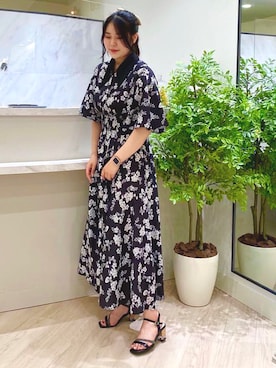 「コルクヒール」｜JELLYBEANSさん（レディース・158cm）の夏コーディネート