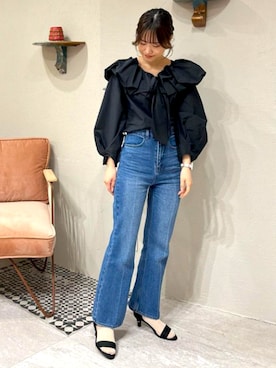 「サンダルに靴下」｜JELLYBEANSさん（レディース・157cm）の春コーディネート