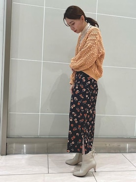 「白ブーツ」｜JELLYBEANSさん（レディース・162cm）の冬コーディネート