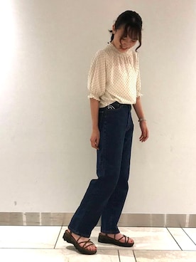 「ドット柄」｜JELLYBEANSさん（レディース・155cm）の春コーディネート