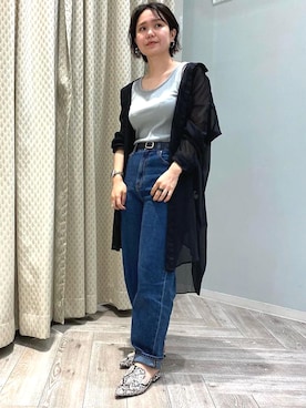 「タックイン」｜JELLYBEANSさん（レディース・153cm）の夏コーディネート