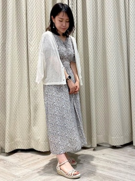 「JELLY BEANS（ジェリービーンズ）のアイテム（サンダル）」を使った、JELLYBEANSさん（レディース・153cm）の夏コーディネート