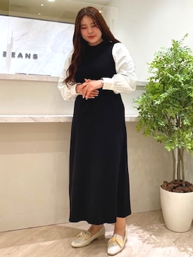 「JELLY BEANS（ジェリービーンズ）のアイテム」を使った、JELLYBEANSさん（レディース・158cm）の冬コーディネート
