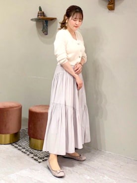 「JELLY BEANS（ジェリービーンズ）のアイテム」を使った、JELLYBEANSさん（レディース・154cm）の春コーディネート