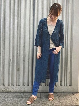 「JELLY BEANS（ジェリービーンズ）のアイテム」を使った、JELLYBEANSさん（レディース・158cm）の夏コーディネート