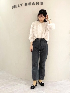「ビットローファー」｜「アイテム（パンプス）」を使った、JELLYBEANSさん（レディース・157cm）の秋コーディネート