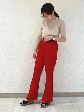 「JELLY BEANS（ジェリービーンズ）のアイテム」を使った、JELLYBEANSさん（レディース・158cm）の夏コーディネート