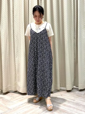 「クロスサンダル」｜JELLYBEANSさん（レディース・153cm）の春コーディネート