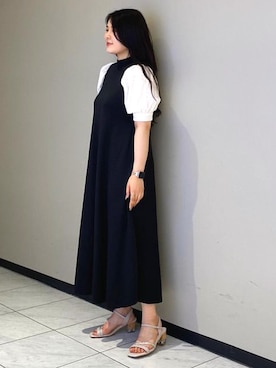 「コルクヒール」｜JELLYBEANSさん（レディース・158cm）の夏コーディネート