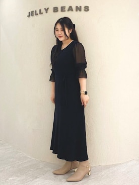 「JELLY BEANS（ジェリービーンズ）のアイテム」を使った、JELLYBEANSさん（レディース・158cm）の秋コーディネート